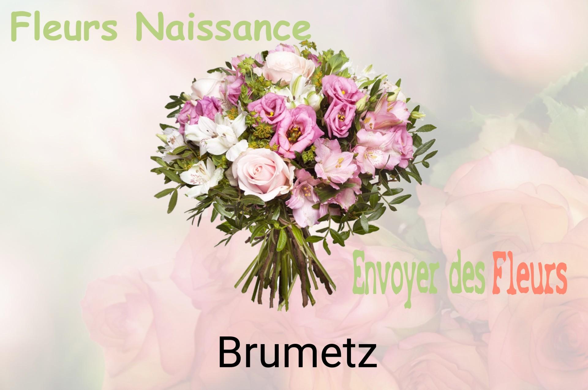 Bouquet de fleurs de naissance livré à Brumetz